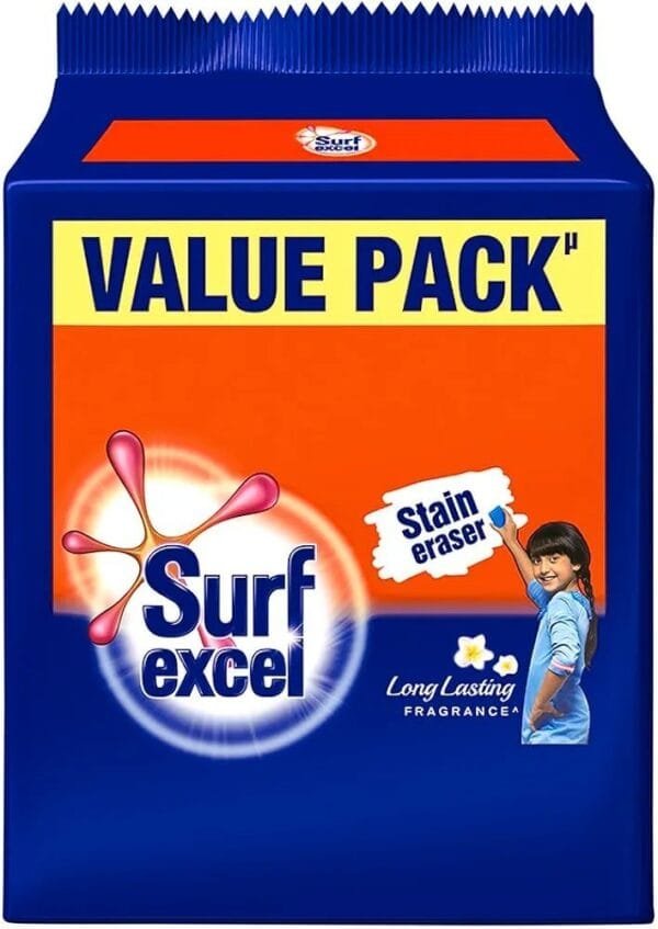 Surf Excel Detergent Bar|| Laundry Detergent Bar For Clothes|| Removes Tough Stains|| 4x200 g