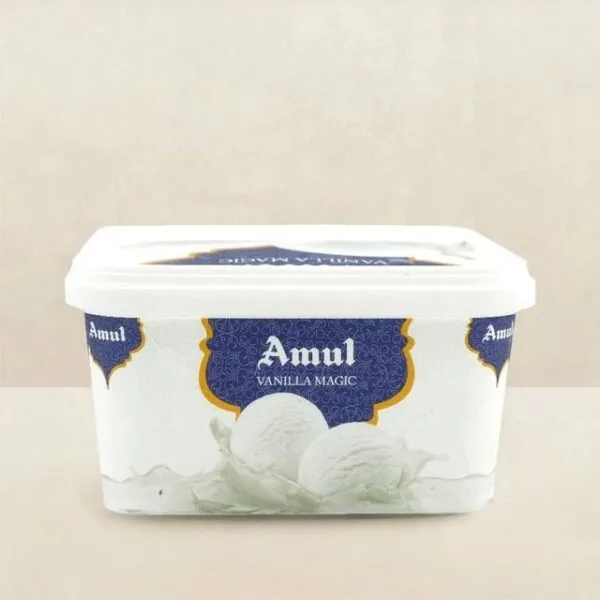 Amul Vanilla Magic Ice Cream Tub Net Qty: 1 l