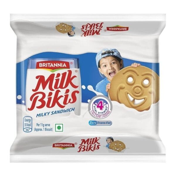 Britannia Milk Bikis Biscuit Net Qty: 200g