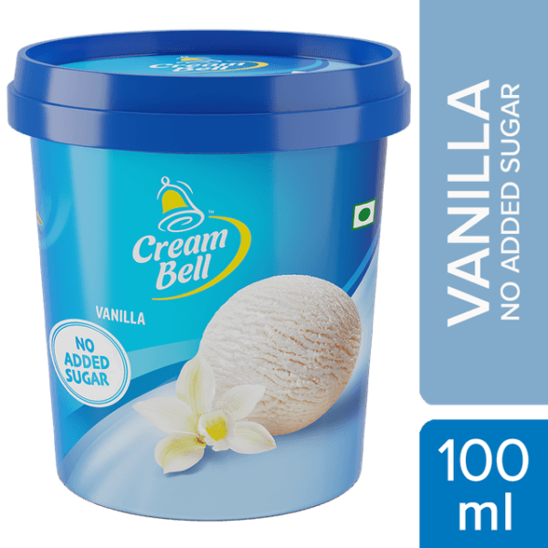 Cream Bell Sugarfree Vanilla Ice Cream Cup Net Qty: 100 ml