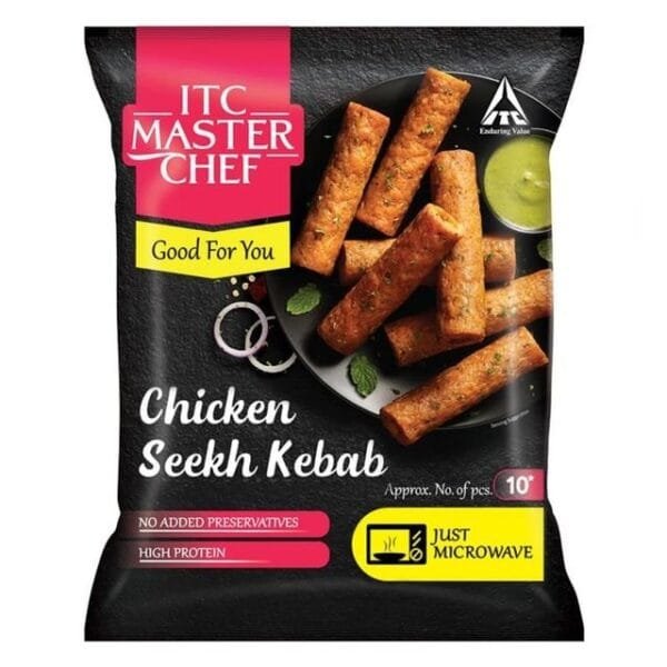 ITC Master Chef Chicken Seekh Kabab Net Qty: 500 g