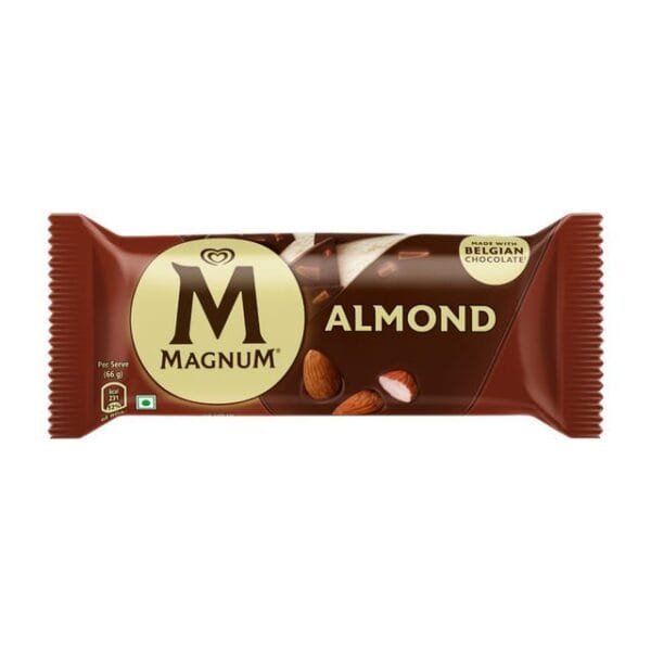 Kwality Wall's Magnum Chocolate Almond Net Qty: 80 ml - Image 2