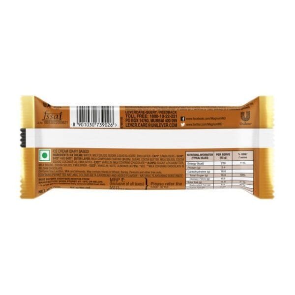 Kwality Wall's Magnum Chocolate Almond Net Qty: 80 ml - Image 3