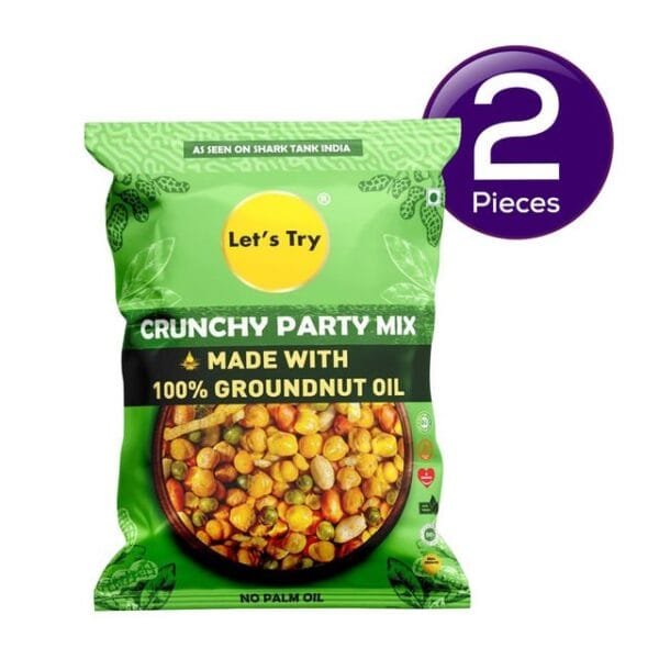 Lets Try Crunchy Party Mix 199 gms Combo Net Qty: 199gms X 2