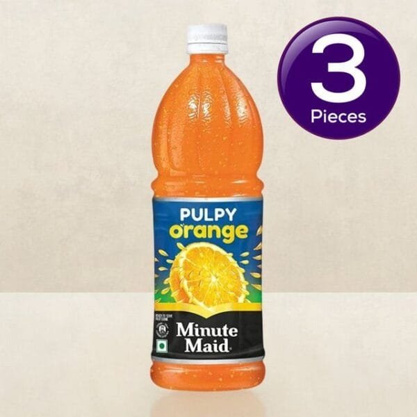 Minute Maid Pulpy Orange Pet 1 l Combo Net Qty: 1l X 3