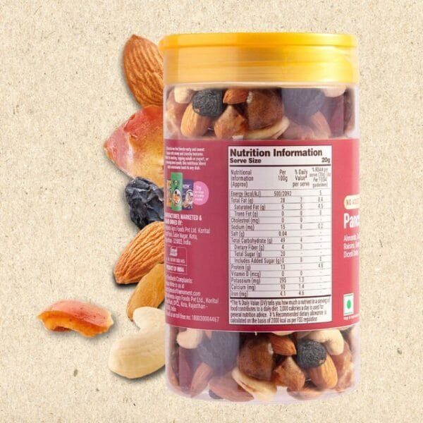 Mom Panchmeva dry fruits Net Qty: 405 g - Image 2