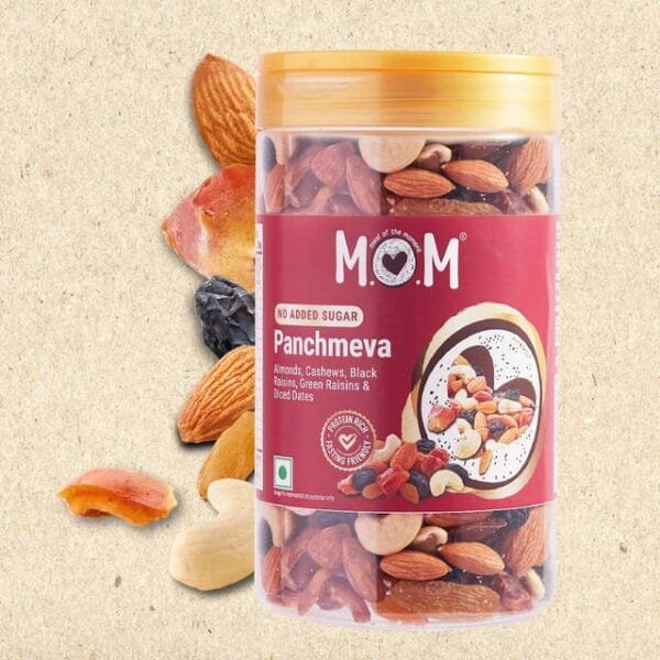 Mom Panchmeva dry fruits Net Qty: 405 g