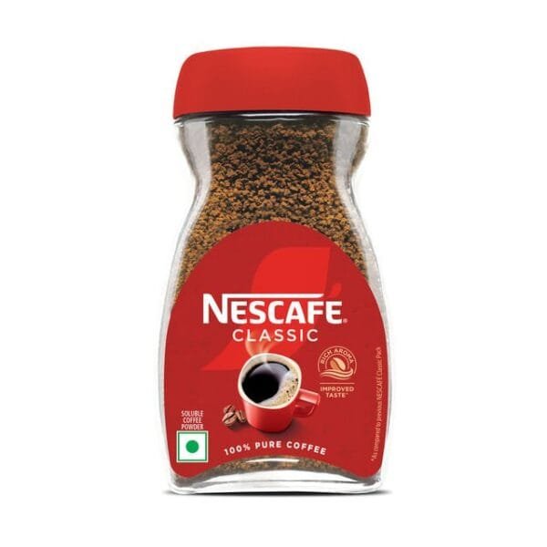 NESCAFE Classic Instant Coffee Powder - 100% Pure Coffee Net Qty: 90 g