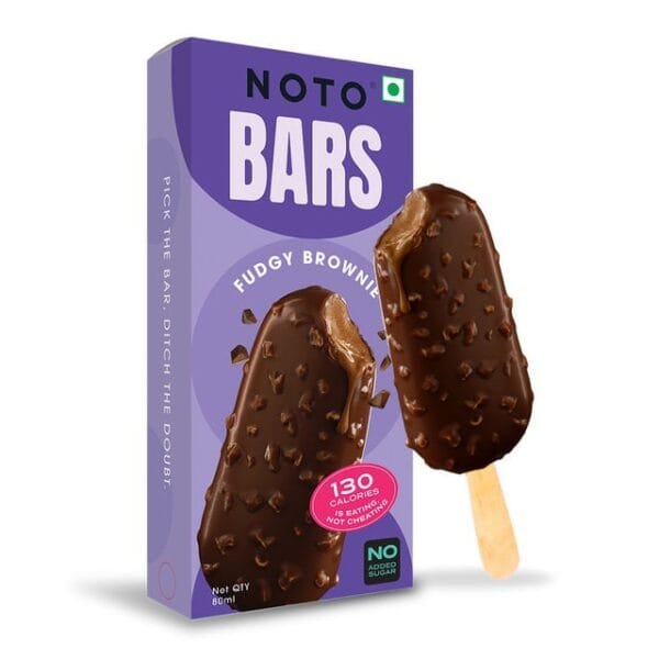 Noto Chocolate Brownie Bar Ice Cream Stick Net Qty: 80 ml