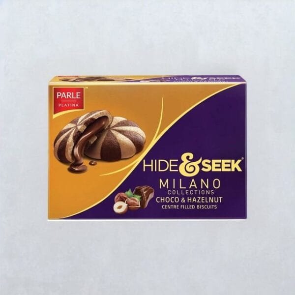 Parle Hide & Seek Milano Choco Filled Hazelnut Net Qty: 120 g