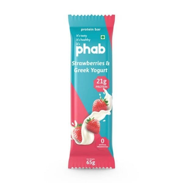 Phab Protein Bar Strawberries & Greek Yogurt protein