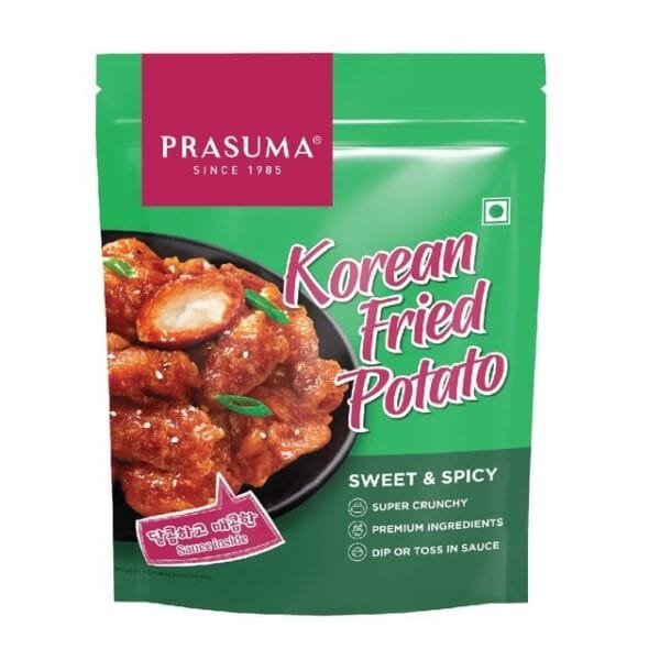 Prasuma Korean Fried Potato - Sweet & Spicy Net Qty: 275 g