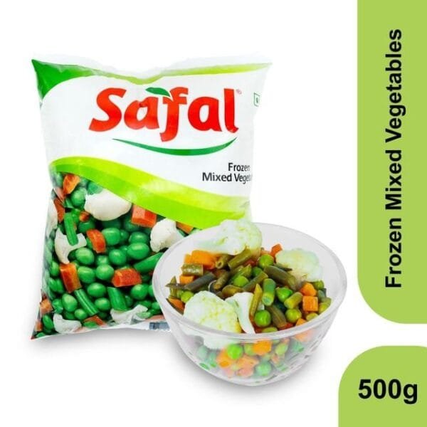 Safal Frozen Mixed Vegetables Net Qty: 500 g