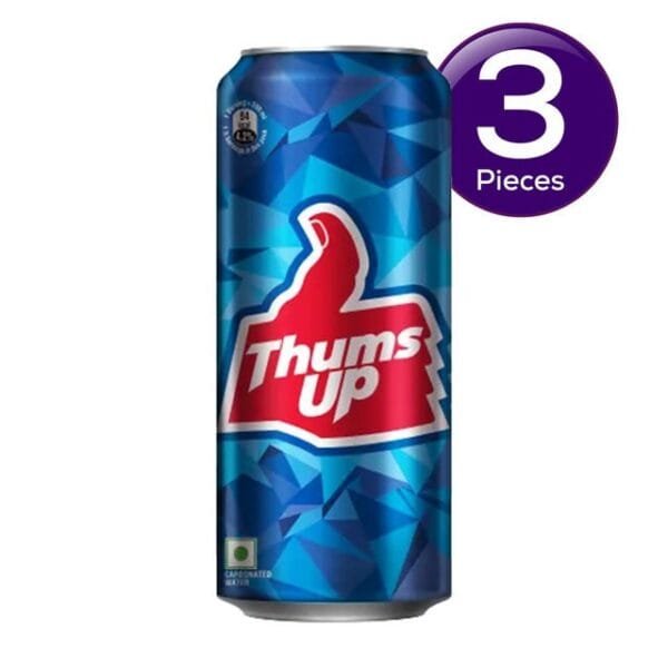 Thums Up Soft Drink Can Combo Net Qty: 300 ml X 3