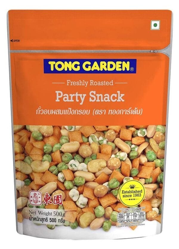 Tong Garden Party Snack Pouch Net Qty: 450 g