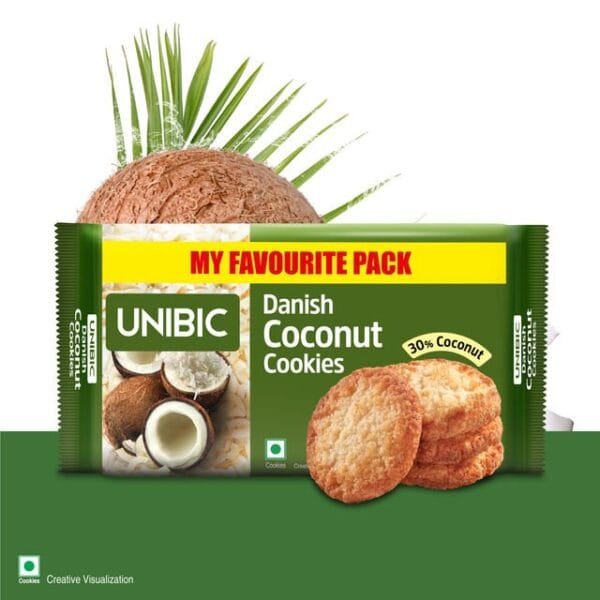 Unibic Danish Coconut Cookies Net Qty: 300 g