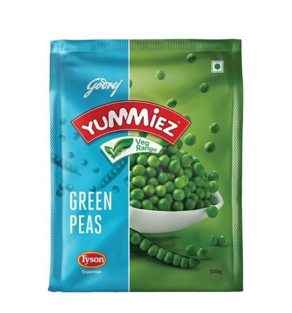 Yummiez Green Peas Net Qty: 500 g