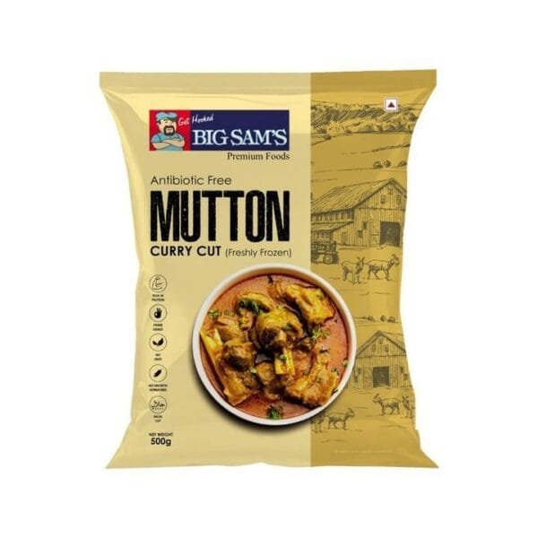 Big Sam's Frozen Mutton Curry Cut